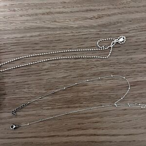 Sterling silver necklaces